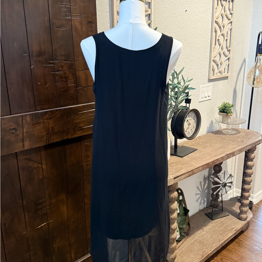 Kenneth Cole New York Black Sleeveless Shift Dress - Picture 3 of 4